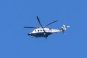 Morten 17 mai 2022 - Politihelikopter over Høyenhall, dere ligger høyt og passer på, det er fint vær og sikten er god :-)