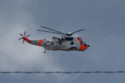 Morten 27 mai 2022 - Sea King 062 over Høyenhall, det er Forsvarets redningshelikopter Sea King MK43B med halenummer 062 som flyr her