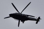 Morten 29 mai 2022 - LN-ORC besøker Høyenhall om kvelden, dette er Politiets nyeste helikopter av typen Leonardo AW169 som kom i oktober 2019
