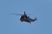 Morten 6 juli 2022 - Sea King MK43B-helikopteret med halenummer 062 over Høyenhall, mulig at den kommer fordi det er bursdagen min