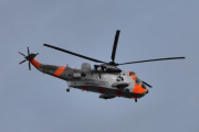 Morten 6 juli 2022 - Sea King MK43B-helikopteret med halenummer 069 besøker Høyenhall, dette helikopteret er fra 1972 - det blir 50 år i år det