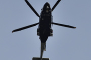 Morten 8 juni 2022 - LN-ORC over Høyenhall, dette er Politiets nyeste helikopter i full fart