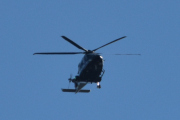 Morten 11 september 2022 - LN-ORA besøker Høyenhall, det er Politiets første helikopter Leonardo AW169 som kommer på besøk