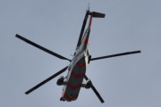 Morten 23 juli 2022 - Sea King 062 besøker Høyenhall, nå er det 50 år siden, og det er kanskje siste året vi ser den i luften