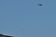 Morten 28 juli 2022 - Politihelikopter over Høyenhall, klokken er 17.44. Det begynner å bli kvelden nå