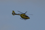 Morten 9 juli 2022 - Norsk Luftambulanse over Høyenhall på kvelden, vi for håpe det ikke er noe alvorlig, men det er det ofte når dem er i luften