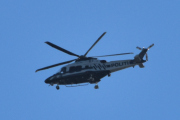 Morten 29 juni 2022 - Politihelikopteret over Høyenhall, klokken er 18.46. Så her kommer bare et lite utdrag