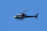 Morten 18 juni 2022 - Helitrans over Høyenhall, klokken er 09.18. Du har den dårlige siden mot meg, så jeg kan ikke lese deg