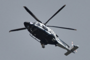 Morten 20 juni 2022 - LN-ORB besøker Høyenhall, klokken er 15.28. Det er Politiet som kommer med sitt nest nyeste Leonardo AW169
