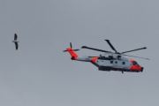 Morten 22 juni 2022 - SAR Queen 0264 over Høyenhall, den må tiltrekke seg fugler
