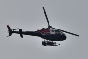 Morten 24 juni 2022 - LN-OGP besøker Høyenhall, klokken er 08.55. Det er Helitrans som kommer med sin Airbus H125 fra 2020