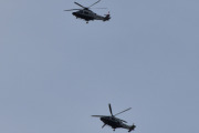 Morten 12 mai 2022 - To Politihelikoptre i formasjon over Høyenhall