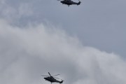 Morten 12 mai 2022 - To Politihelikoptre i formasjon over Høyenhall
