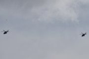 Morten 12 mai 2022 - To Politihelikoptre i formasjon over Høyenhall