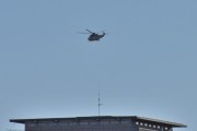 Morten 18 mars 2022 - Sea King 189 over Høyenhall, og som vanlig så avslutter vi med høyblokka på Manglerud, hvor den ikke skal lande :-)