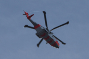 Morten 9 november 2022 - SAR Queen over Høyenhall, etter planen skal alle helikoptrene være i drift i løpet av 2022