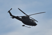 Morten 4 oktober 2022 - Bell 412SP Arapaho nr. 143 over Høyenhall, det er ikke så ofte dem er så nærme at jeg kan se halenummeret