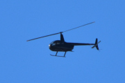 Morten 1 april 2023 - Robinson R44 over Høyenhall, nå er det like før...