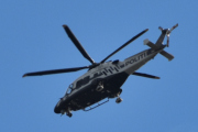 Morten 10 august 2023 - LN-ORA over Høyenhall, det er Politiet som er ute med sin Leonardo AW169 fra 2019