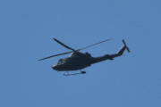 Morten 16 august 2023 - Bell 412HP Arapaho over Høyenhall, det er Forsvaret 339 Special Operations Aviation Squadron (SOAS) som er ute