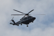 Morten 20 juli 2023 - LN-ORB besøker Høyenhall, det er Politiet som kommer med sitt andre nye helikopter Leonardo AW169 fra 2019