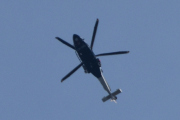 Morten 5 juli 2023 - Politihelikopter rett over Høyenhall, jeg er ganske sikker på at det er LN-ORA som er der oppe
