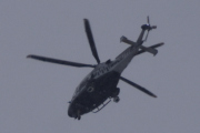 Morten 6 desember 2023 - LN-ORA besøker Høyenhall, det er Politiet som er ute med sin Leonardo AW169 fra 2019, og det snør i dag