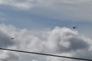 Morten 13 juli 2023 - To Bell 412HP Arapaho i formasjon over Høyenhall