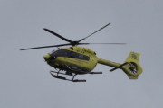 Morten 24 juli 2023 - LN-OOB besøker Høyenhall, det er Norsk Luftambulanse som kommer med sin Airbus H145 Luftambulansetjenesten fra 2014