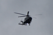 Morten 24 juli 2023 - LN-ORA besøker Høyenhall, det er Politiet som kommer med sin Leonardo AW169 fra 2019