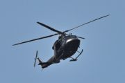 Morten 1 juni 2023 - To Bell 412HP besøker Høyenhall