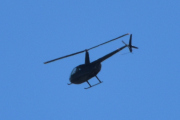 Morten 11 juni 2023 - Robinson R44 over Høyenhall, du er nok for langt borte - men jeg har en mistanke...
