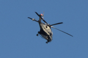 Morten 10 mai 2023 - Politihelikopter over Høyenhall på kvelden