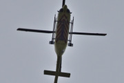 Morten 11 mai 2023 - LN-OUH over Høyenhall, klokken er 16.07. Her rakk jeg bare et bilde, men det er Norsk Luftambulanse som flyr over her med sin Airbus H135 Lege Luftambulansetjenesten