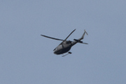 Morten 26 mai 2023 - Fem Bell 412 Arapaho over Høyenhall, treningen for helikopterbesetningene foregår hele året i ulike deler av landet