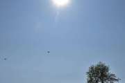 Morten 31 mai 2023 - To Bell 412 Arapaho over Høyenhall, og et Politihelikopter Leonardo AW169