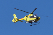 Morten 6 mai 2023 - Norsk Luftambulanse over Høyenhall, klokken er 13.51. Det er en Airbus H135 Lege Luftambulansetjenesten dette her også