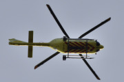 Morten 1 oktober 2023 - LN-OUJ besøker Høyenhall, det er Norsk Luftambulanse som er ute igjen med sin Airbus H135 Lege Luftambulansetjenesten fra 2018