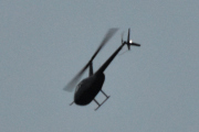 Morten 24 oktober 2023 - Robinson R44 Raven over Høyenhall, her kom jeg for sent ut og det er for mørkt