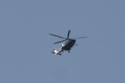 Morten 3 oktober 2023 - LN-ORA over Høyenhall, det er Politiet som kommer med sin Leonardo AW169 fra 2019