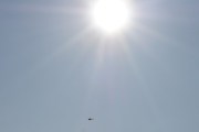 Morten 5 oktober 2023 - Helitrans over Høyenhall, og her kommer solen som bestilt