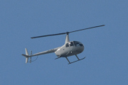 Morten 10 september 2023 - LN-OKD besøker Høyenhall, det er European Helicopter Center som kommer med sin Robinson R44 Raven fra 2002
