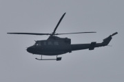 Morten 9 september 2023 - 2 Bell 412SP Arapaho besøker Høyenhall, dette er nr. 143. Den har jeg tatt bilde av minst 6 ganger og kommer alltid når det er dårlig vær