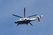 Morten 14 mai 2023 - LN-ORA over Høyenhall, det er Politiet som er ute med sin Leonardo AW169 som har 5 rotorblader