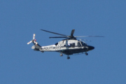 Morten 14 mai 2023 - Politihelikopter over Høyenhall, dem er også ute på en søndag med sin Leonardo AW169