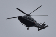 Morten 16 april 2023 - LN-ORA besøker Høyenhall, det er Politiets første nye helikopter av typen Leonardo Spa AW169 som også kommer på besøk