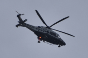 Morten 16 februar 2023 - Politihelikopteret besøker Høyenhall, så Politiet er ute i all slags vær