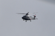 Morten 20 mars 2023 - Politihelikopter over Høyenhall, i dag så startet vi med tåke