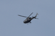 Morten 26 mai 2023 - Fem Bell 412SP Arapaho over Høyenhall, treningen for helikopterbesetningene foregår hele året i ulike deler av landet