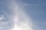 Morten 27 februar 2023 - LN-OOB over Høyenhall, det er Norsk Luftambulanse som vi for sammen med solen